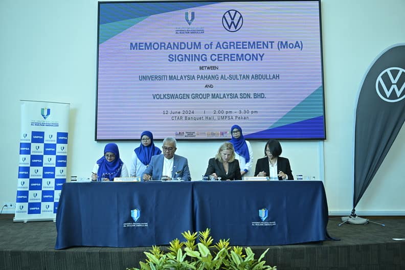 UMPSA KUKUHKAN KERJASAMA DENGAN VOLKSWAGEN GROUP MALAYSIA SDN. BHD.