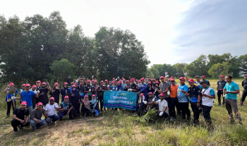 PROGRAM KOMUNITI ALAM UMPSA FASA 2 BERJAYA TANAM 300 POKOK DI RIMBA LESTARI.